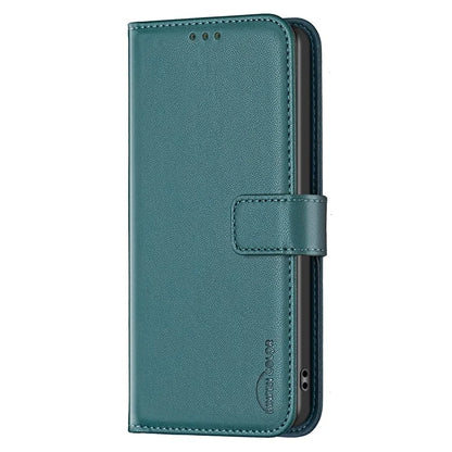 BINFEN COLOR BF17 For Xiaomi Redmi K70 5G  /  K70 Pro 5G Drop-proof Case Imprint Leather Cover with Card Holder