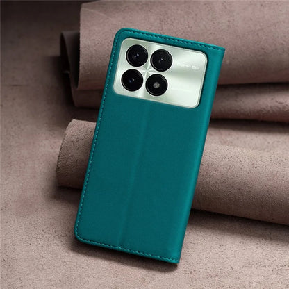 BINFEN COLOR BF18 For Xiaomi Redmi K70 5G  /  K70 Pro 5G Case Stand PU Leather Flip Cover with 3 Card Slots