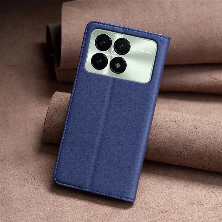 BINFEN COLOR BF18 For Xiaomi Redmi K70 5G  /  K70 Pro 5G Case Stand PU Leather Flip Cover with 3 Card Slots