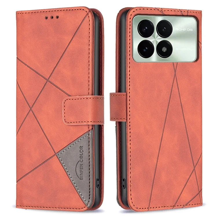 BINFEN COLOR BF05 For Xiaomi Redmi K70 5G  /  K70 Pro 5G PU Leather Case Wallet Stand Flip Cover