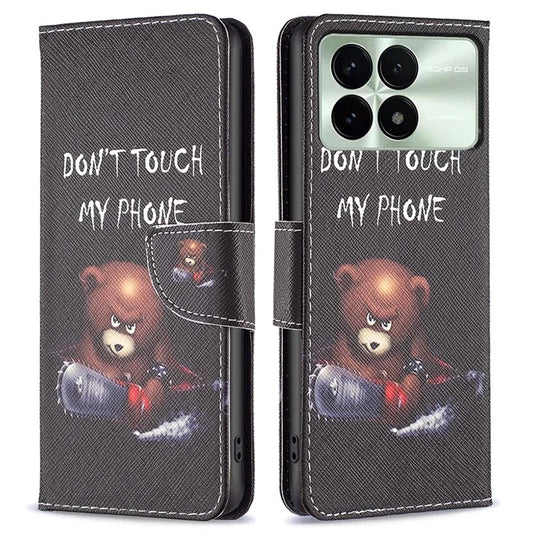 For Xiaomi Redmi K70 5G  /  K70 Pro 5G PU Leather Case Pattern Printing Phone Wallet Cover