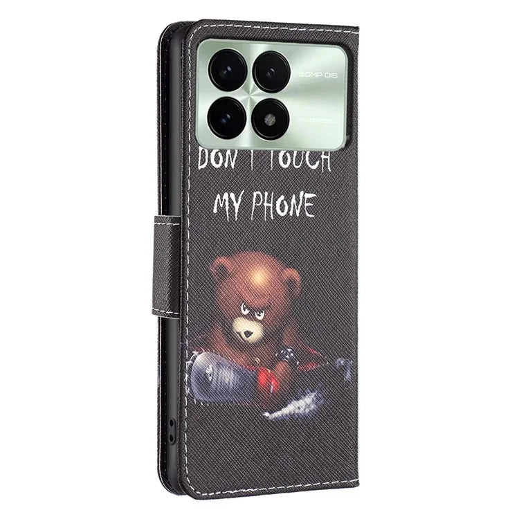 For Xiaomi Redmi K70 5G  /  K70 Pro 5G PU Leather Case Pattern Printing Phone Wallet Cover