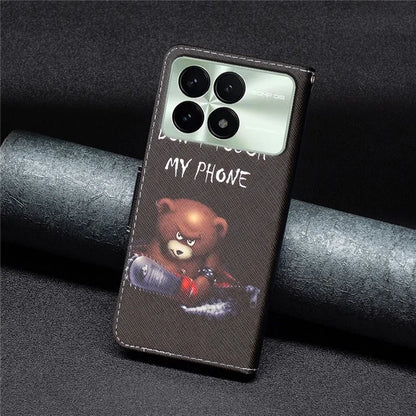 For Xiaomi Redmi K70 5G  /  K70 Pro 5G PU Leather Case Pattern Printing Phone Wallet Cover