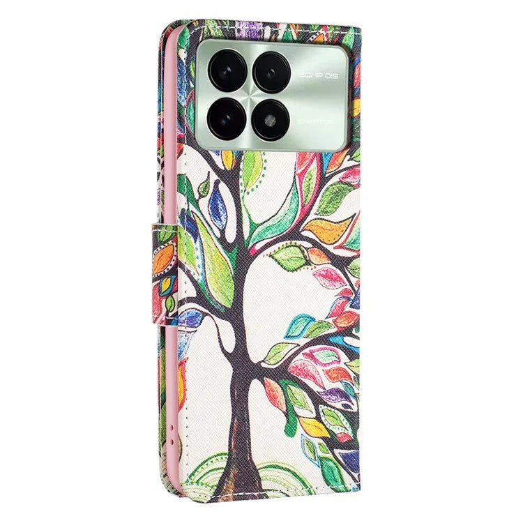 For Xiaomi Redmi K70 5G  /  K70 Pro 5G PU Leather Case Pattern Printing Phone Wallet Cover