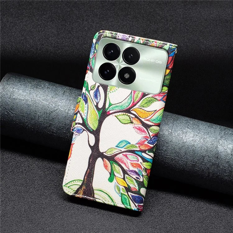 For Xiaomi Redmi K70 5G  /  K70 Pro 5G PU Leather Case Pattern Printing Phone Wallet Cover
