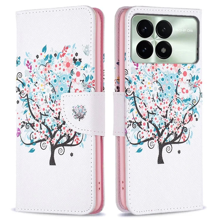 For Xiaomi Redmi K70 5G  /  K70 Pro 5G PU Leather Case Pattern Printing Phone Wallet Cover
