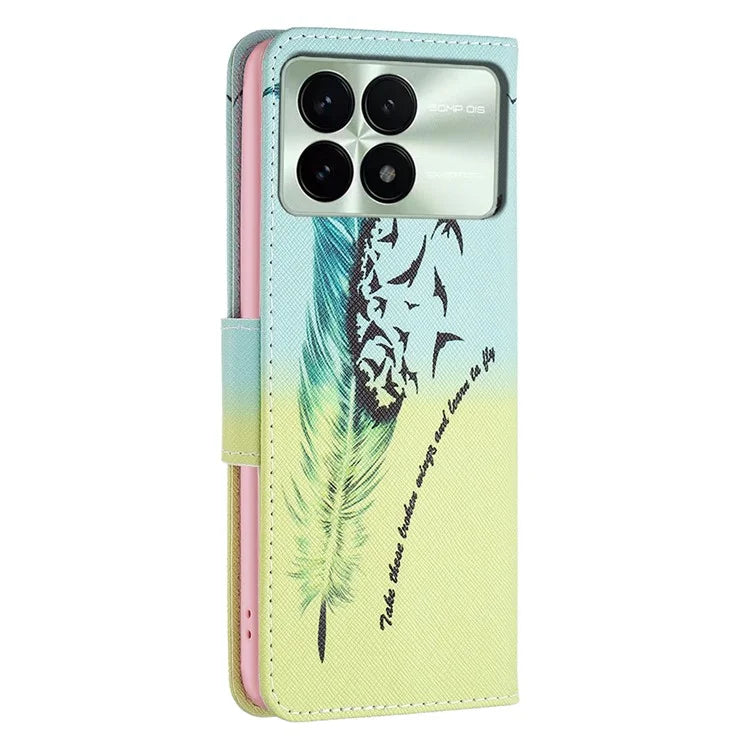 For Xiaomi Redmi K70 5G  /  K70 Pro 5G PU Leather Case Pattern Printing Phone Wallet Cover
