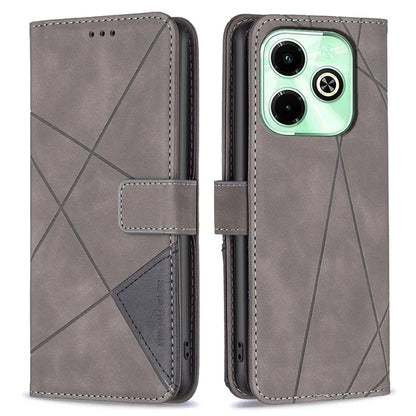 BINFEN COLOR BF05 For Transsion Infinix Hot 40i X6528B Leather Case Phone Protective Cover Wallet Stand