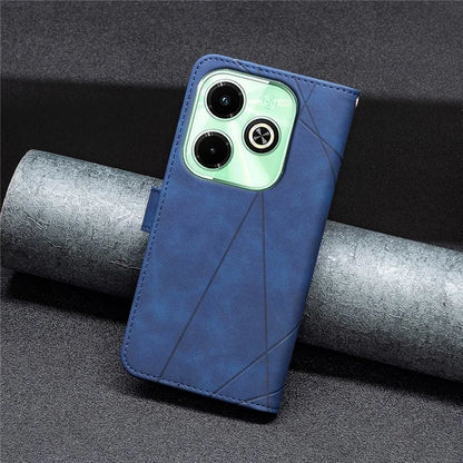 BINFEN COLOR BF05 For Transsion Infinix Hot 40i X6528B Leather Case Phone Protective Cover Wallet Stand