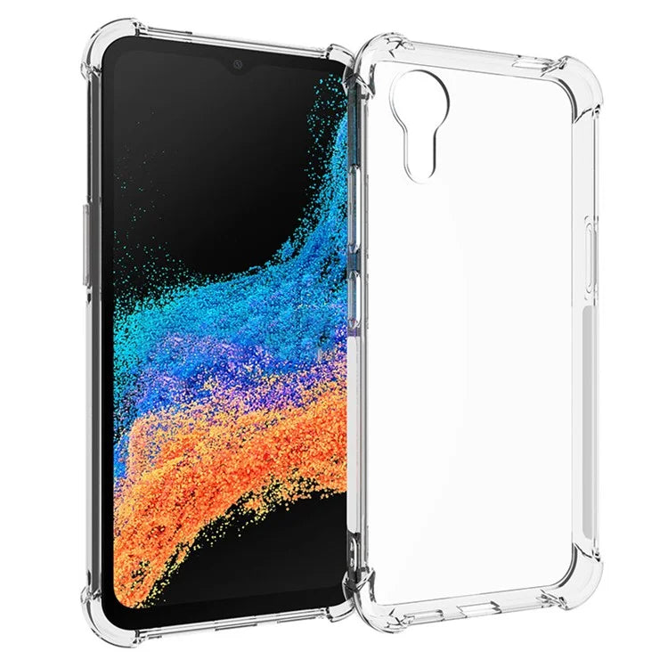 Phone Case for Samsung Galaxy Xcover 7 Clear Protective Shockproof TPU Cover