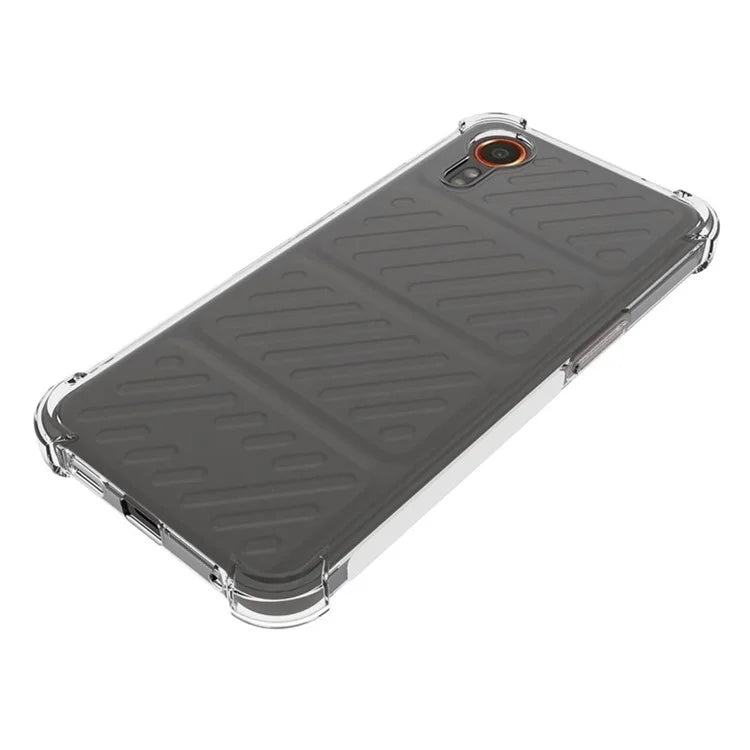 Phone Case for Samsung Galaxy Xcover 7 Clear Protective Shockproof TPU Cover