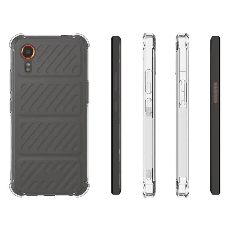 Phone Case for Samsung Galaxy Xcover 7 Clear Protective Shockproof TPU Cover