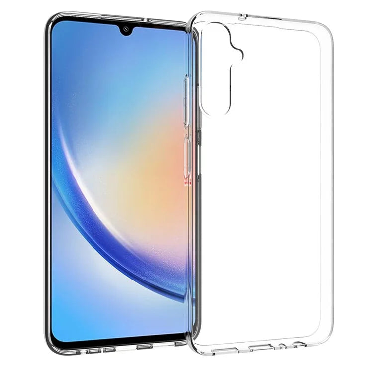 For Samsung Galaxy A05s 4G Phone Case Glossy Clear TPU Cover Watermark-Free