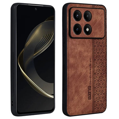 AZNS For Xiaomi Redmi K70 5G / K70 Pro 5G Phone Case PU Leather+TPU Imprinted Cover