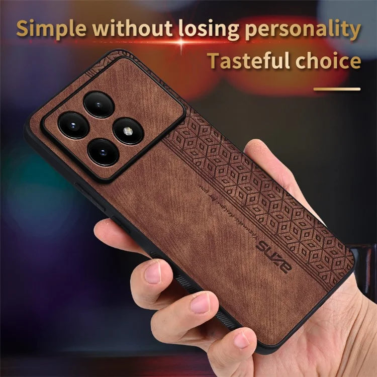AZNS For Xiaomi Redmi K70 5G / K70 Pro 5G Phone Case PU Leather+TPU Imprinted Cover