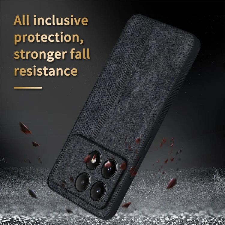 AZNS For Xiaomi Redmi K70 5G / K70 Pro 5G Phone Case PU Leather+TPU Imprinted Cover