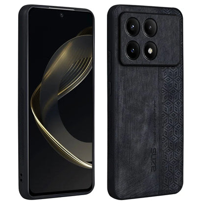 AZNS For Xiaomi Redmi K70 5G / K70 Pro 5G Phone Case PU Leather+TPU Imprinted Cover
