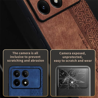 AZNS For Xiaomi Redmi K70E 5G / Poco X6 Pro 5G Phone Case Stylish Imprinted Texture Cover