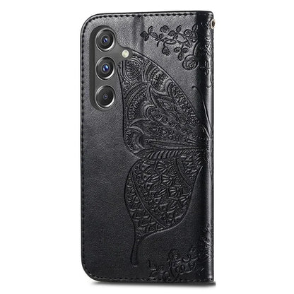 For Samsung Galaxy A15 5G Wallet Case PU Leather Wrist Strap Card Slots Cover