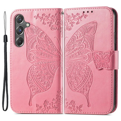 For Samsung Galaxy A15 5G Wallet Case PU Leather Wrist Strap Card Slots Cover