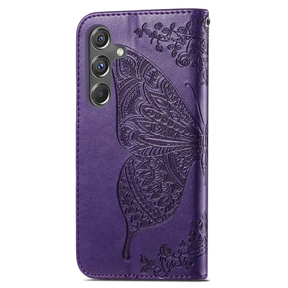 For Samsung Galaxy A15 5G Wallet Case PU Leather Wrist Strap Card Slots Cover