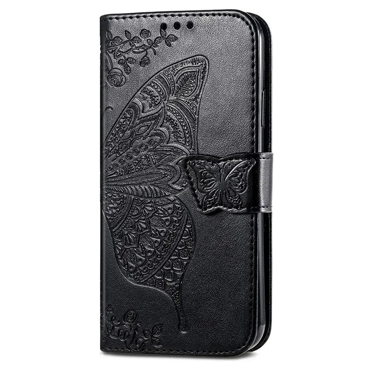 For Xiaomi Redmi Note 13 Pro 5G / Poco X6 5G Case Wallet with Card Holder Butterfly Pattern PU Leather Phone Cover