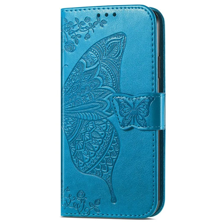 For Xiaomi Redmi Note 13 Pro 5G / Poco X6 5G Case Wallet with Card Holder Butterfly Pattern PU Leather Phone Cover