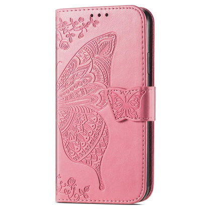 For Samsung Galaxy A05 4G Leather Case Butterfly Pattern Phone Cover Wallet Stand
