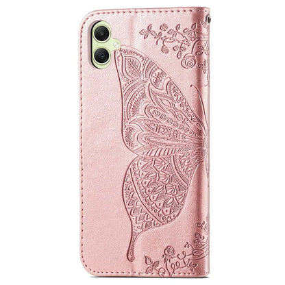 For Samsung Galaxy A05 4G Leather Case Butterfly Pattern Phone Cover Wallet Stand