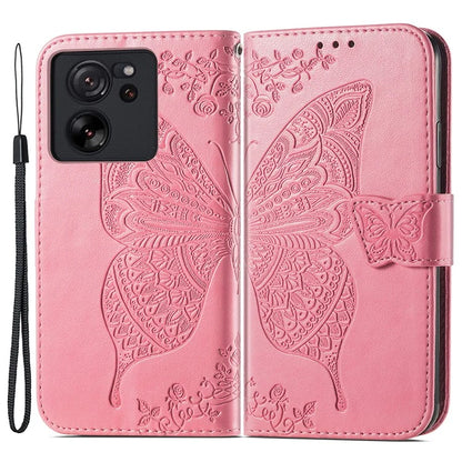 For Xiaomi 13T / 13T Pro / Redmi K60 Ultra Case Butterfly Pattern Phone Cover Wallet with Card Holder