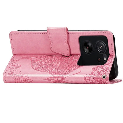 For Xiaomi 13T / 13T Pro / Redmi K60 Ultra Case Butterfly Pattern Phone Cover Wallet with Card Holder