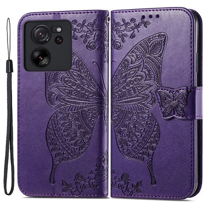 For Xiaomi 13T / 13T Pro / Redmi K60 Ultra Case Butterfly Pattern Phone Cover Wallet with Card Holder