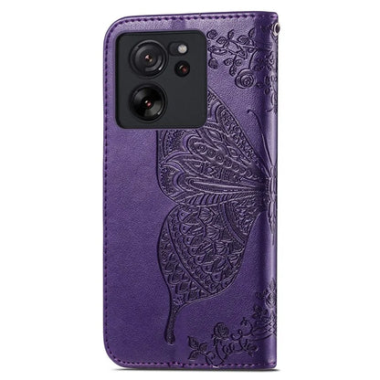 For Xiaomi 13T / 13T Pro / Redmi K60 Ultra Case Butterfly Pattern Phone Cover Wallet with Card Holder