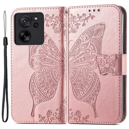 For Xiaomi 13T / 13T Pro / Redmi K60 Ultra Case Butterfly Pattern Phone Cover Wallet with Card Holder