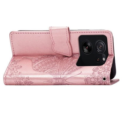 For Xiaomi 13T / 13T Pro / Redmi K60 Ultra Case Butterfly Pattern Phone Cover Wallet with Card Holder