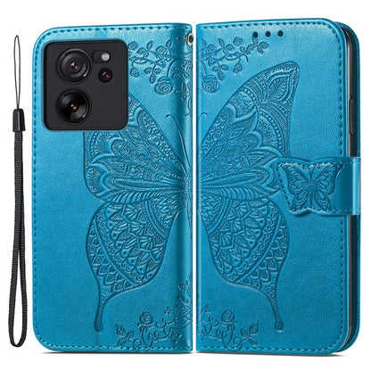 For Xiaomi 13T / 13T Pro / Redmi K60 Ultra Case Butterfly Pattern Phone Cover Wallet with Card Holder