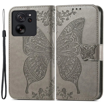 For Xiaomi 13T / 13T Pro / Redmi K60 Ultra Case Butterfly Pattern Phone Cover Wallet with Card Holder
