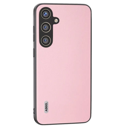 ABEEL For Samsung Galaxy S24 Case Slim-Fit PU Leather+PC Smooth-touch Protective Back Cover