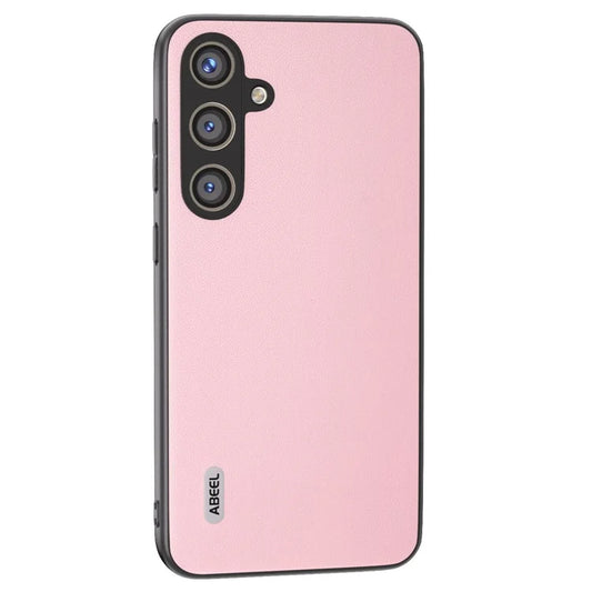 ABEEL For Samsung Galaxy S24 Case Slim-Fit PU Leather+PC Smooth-touch Protective Back Cover