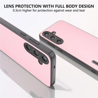 ABEEL For Samsung Galaxy S24 Case Slim-Fit PU Leather+PC Smooth-touch Protective Back Cover