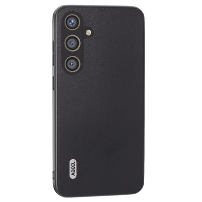 ABEEL For Samsung Galaxy S24 Case Slim-Fit PU Leather+PC Smooth-touch Protective Back Cover