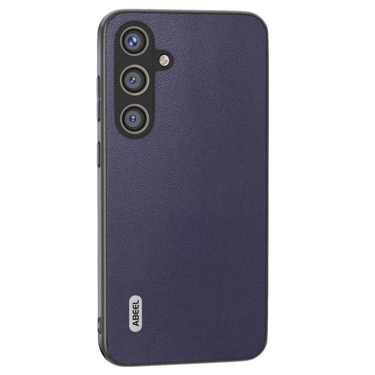 ABEEL For Samsung Galaxy S24 Case Slim-Fit PU Leather+PC Smooth-touch Protective Back Cover