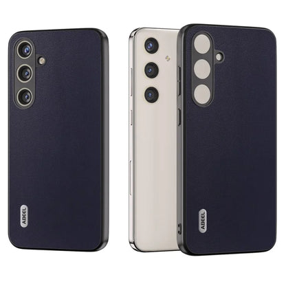ABEEL For Samsung Galaxy S24 Case Slim-Fit PU Leather+PC Smooth-touch Protective Back Cover