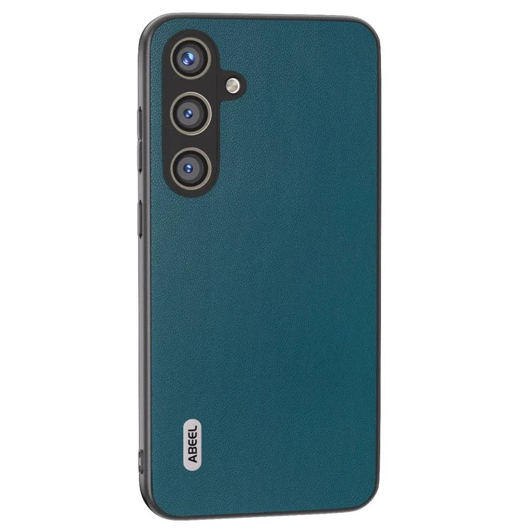 ABEEL For Samsung Galaxy S24 Case Slim-Fit PU Leather+PC Smooth-touch Protective Back Cover
