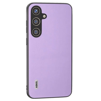 ABEEL For Samsung Galaxy S24 Case Slim-Fit PU Leather+PC Smooth-touch Protective Back Cover
