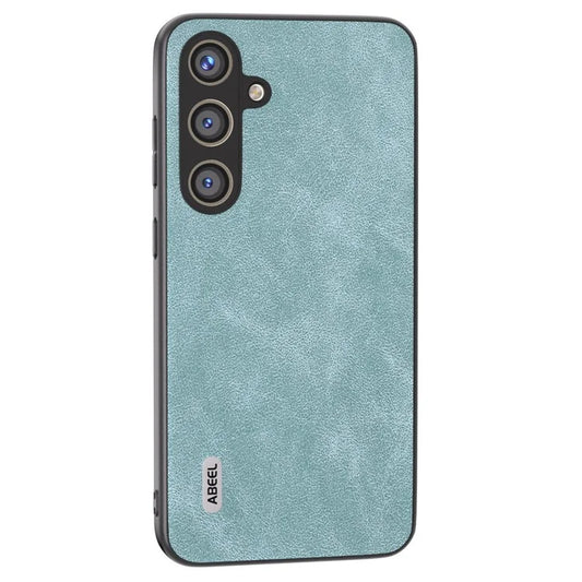 ABEEL For Samsung Galaxy S24+ Cell Phone Case PU Leather Coated PC Drop-resistant Protective Shell