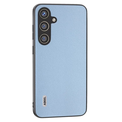 ABEEL For Samsung Galaxy S24+ Case Genuine Cow Leather+PC Scratch-resistant Smart Phone Shell