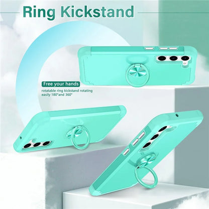 For Samsung Galaxy S24 Back Case Ring Kickstand Shockproof Phone Protective Cover