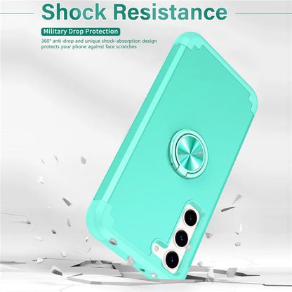 For Samsung Galaxy S24 Back Case Ring Kickstand Shockproof Phone Protective Cover