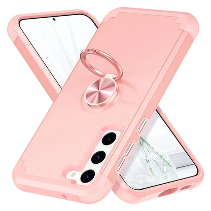 For Samsung Galaxy S24 Back Case Ring Kickstand Shockproof Phone Protective Cover